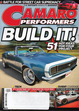 CAMARO PERFORMERS 2010 APR - 51 HOT PROJECTS, JENKINS, JARVIS '67, '10 MODEL